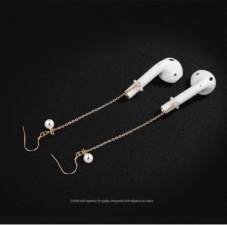 Magnetic Bluetooth Earphone Anti-Loss Chain - Astronaut Titanium Stainless Steel Necklace & Eyeglass Holder