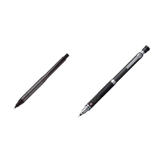 Mitsubishi Pencil KURUTOGA ADVANCE 0.5 Upgrade Model, Gunmetallic M510301P.43 + Mitsubishi Pencil KURUTOGA LORET 0.5 Gunmetallic M510171P.43