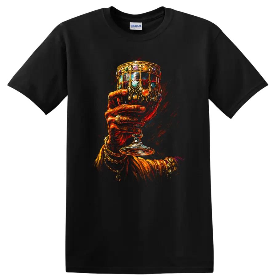 Goblins T Shirt Fantasy Art Holding Gemmed Chalice Dark Urban Streetwear Tee