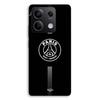 Phone Case - MANIACASE - Xiaomi Redmi Note 13 5G - Silicone TPU - PSG Logo Jordan - Grey/Black