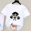 Girls Super Powerful Blouse Training Streetwear Tshirt Kids Shirt Academy Fitness Tshirt