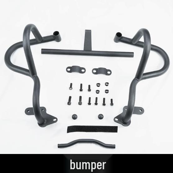 Waterproof Leather Side Bag & Rear Rack for Benelli Leoncino 150 