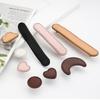 Soft Genuine Leather Drawer Pulls Handle And Knob For Children'S Room Cabinet Door Brass Leather Knob Brown Wardrobes Pull