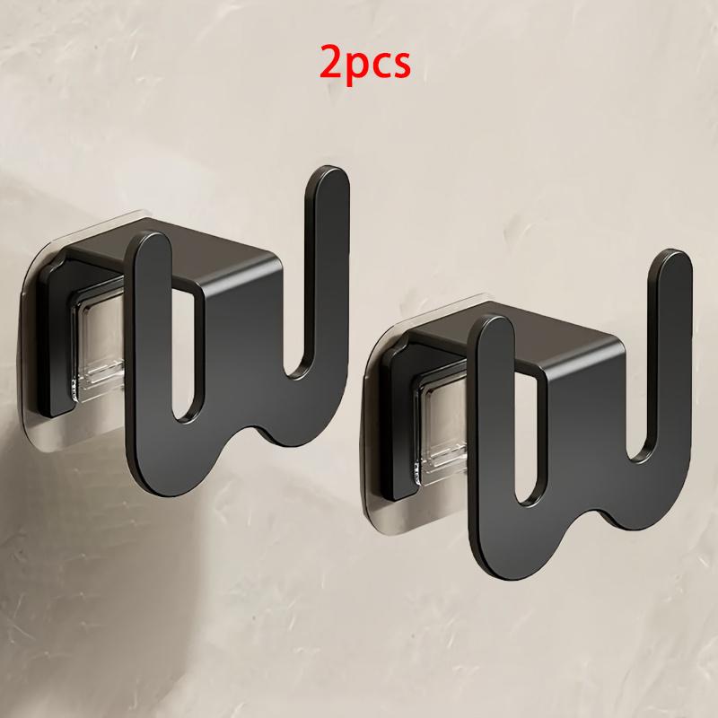 1/2/3PC No Punching Bathroom Shoe Rack Wall Mounted Slipper Rack Slipper Drying Hook Simple Door Back Foyer Hanging Rack