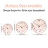 Cartoon Wall Clock Cute Animal Design Silent Quartz Movement Children's Study Rooms Bedroom Interior Decoration 8 10 12 Inch