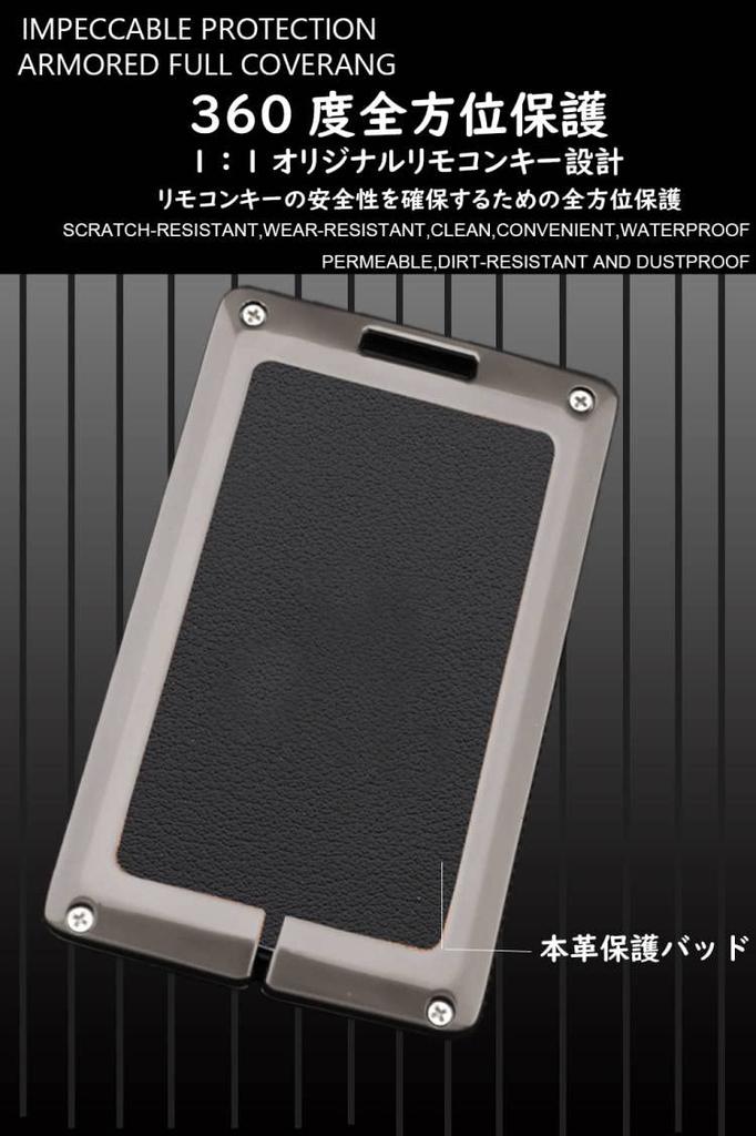 KUNIO Lexus Dedicated Key Holder, Card Key Case, Genuine Leather, Alloy, New Model Lexus