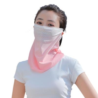 Summer Activities Face Guard Ice Silk Sunscreen Cover for Face