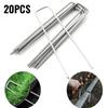 20pcs Metal U Shaped Turf Pin Ground Staple’s Garden Tent Securing Pegs