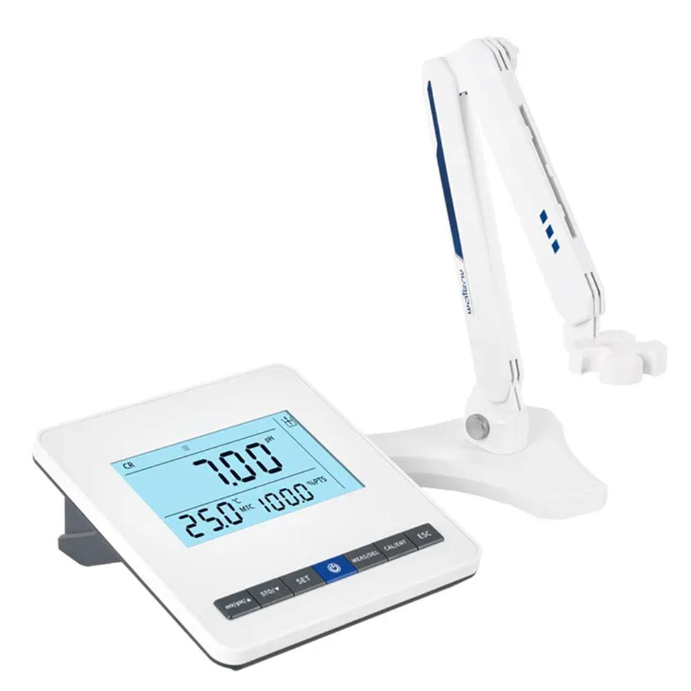 Lab Benchtop PH Meter LCD Digital PH Tester CR SR Measurement PH Electrode Water Quality Detector for Scientific Research