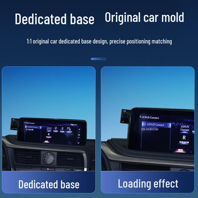 Lexus Navigation Screen Phone Holder for Interior Modification