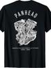 Vintage PanHead V-Twin Engine Cutaway Motorcycle Graphic T-Shirt, 100% Cotton Crew Neck Tee, Regular Fit, Short Sleeve, Knit