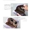 Kyoto Doll Studio Cosmetic Pouch Makeup Small Item Holder Women Stand-Up Storage Possible (Embossed Ecru)