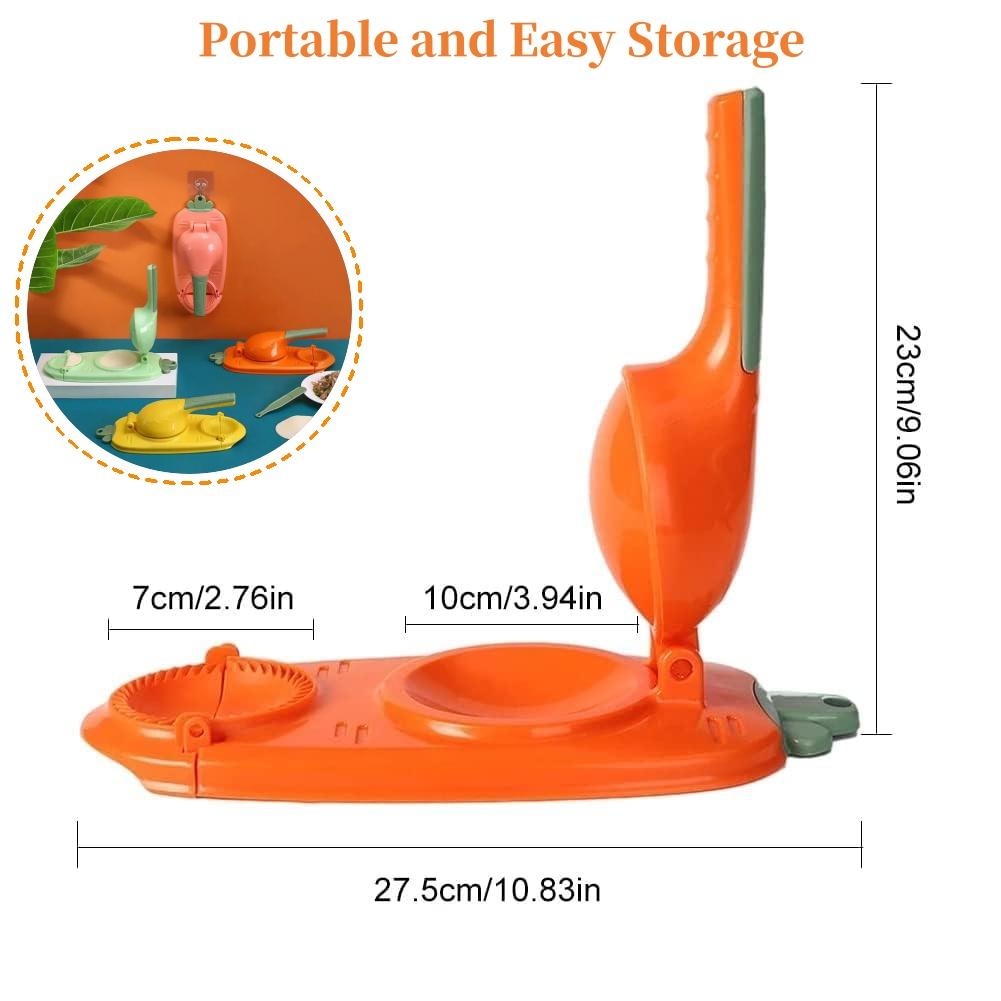 Household Dumpling Maker Dough Pressing Manual Tool Plastic Dumpling Making Moulds Dumpling Skin Machine Kitchen Accessories