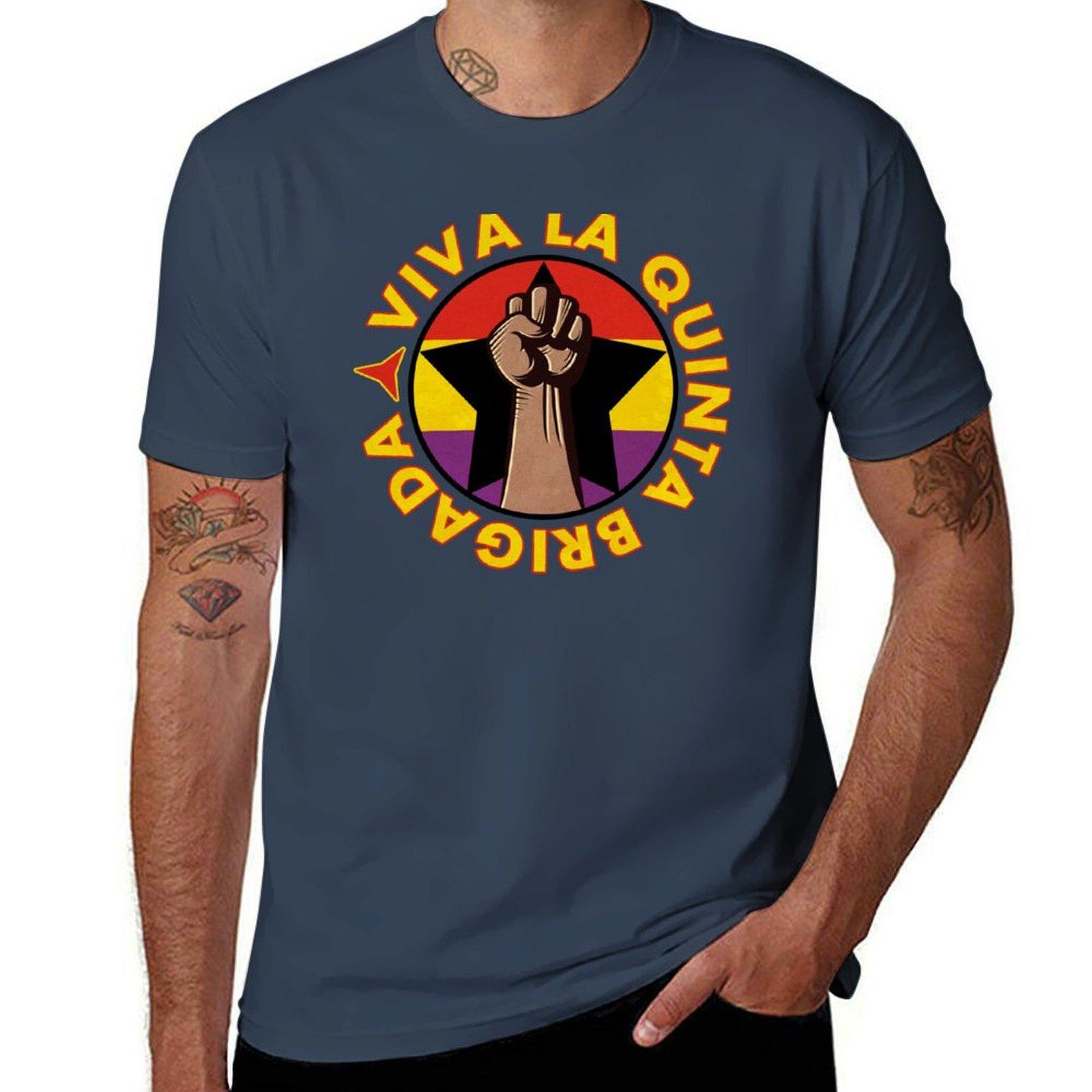 Viva La Quinta Brigada TShirt Stain Resistant Casual Tee S
