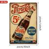 Pepsi-Cola 5 Cent Metal Sign