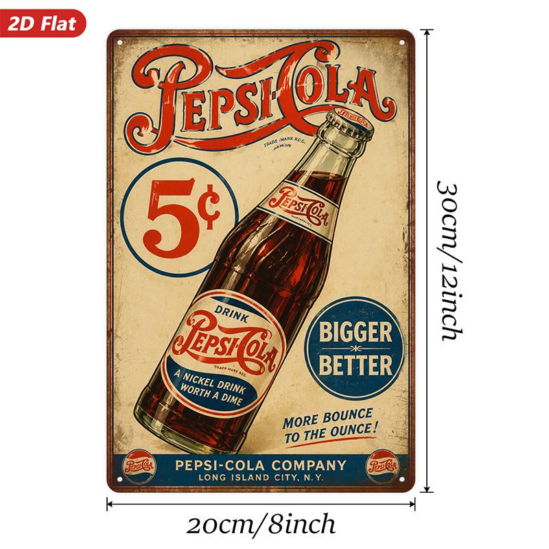 Pepsi-Cola 5 Cent Metal Sign