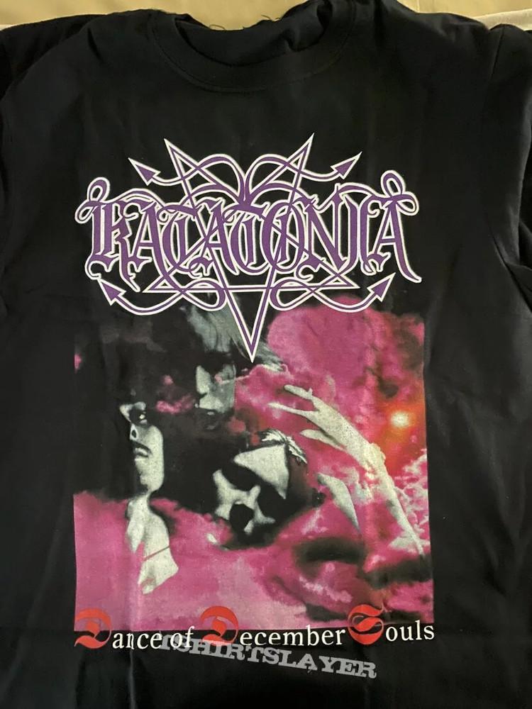 Футболка с принтом группы Katatonia Черная Хлопок Все размеры S-5XL YY216 Унисекс S