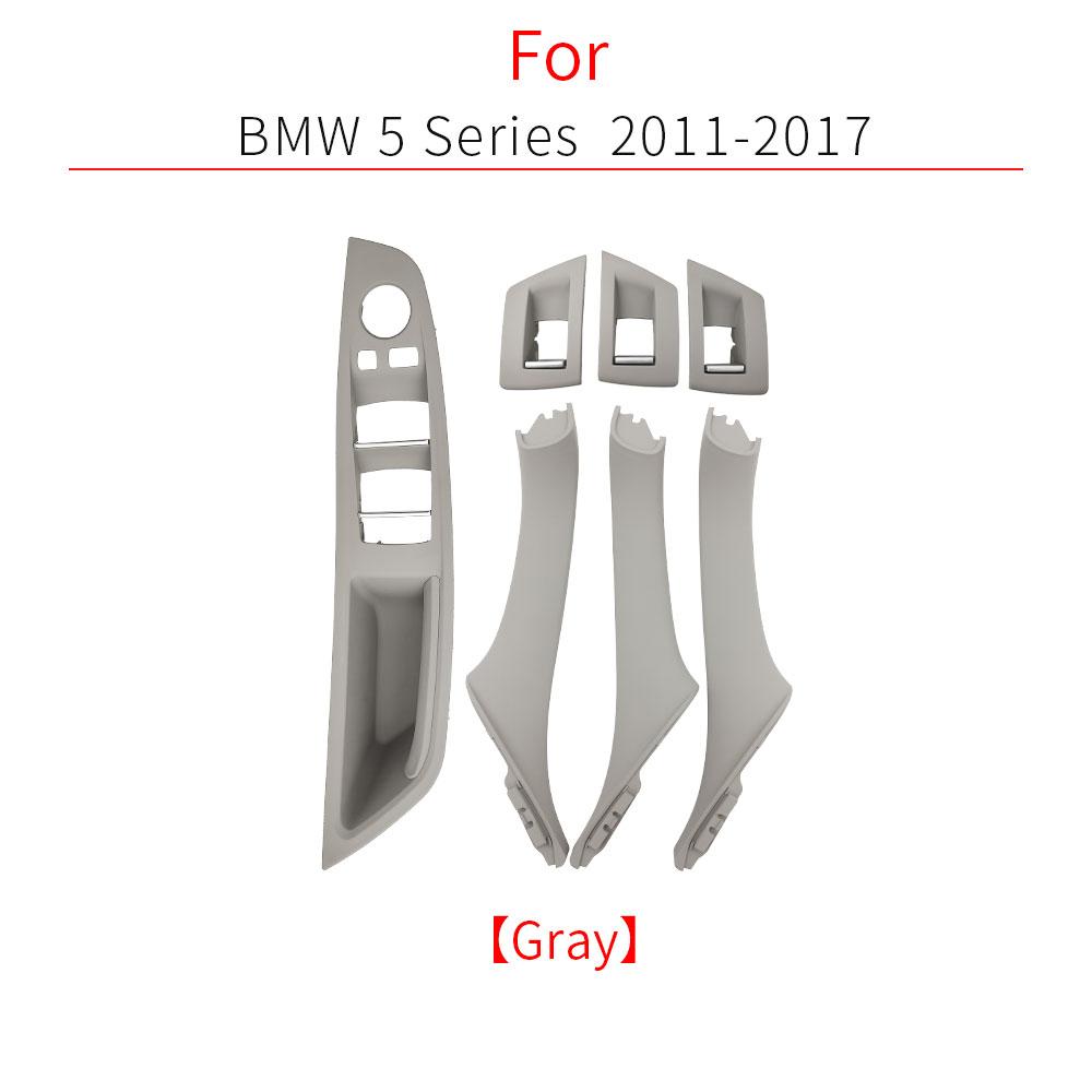 For BMW F10 F11 Car Inner Handle Interior Door Panel Driver's Window Switch Frame Storage Box Sets for BMW 5 Series 520 528 535