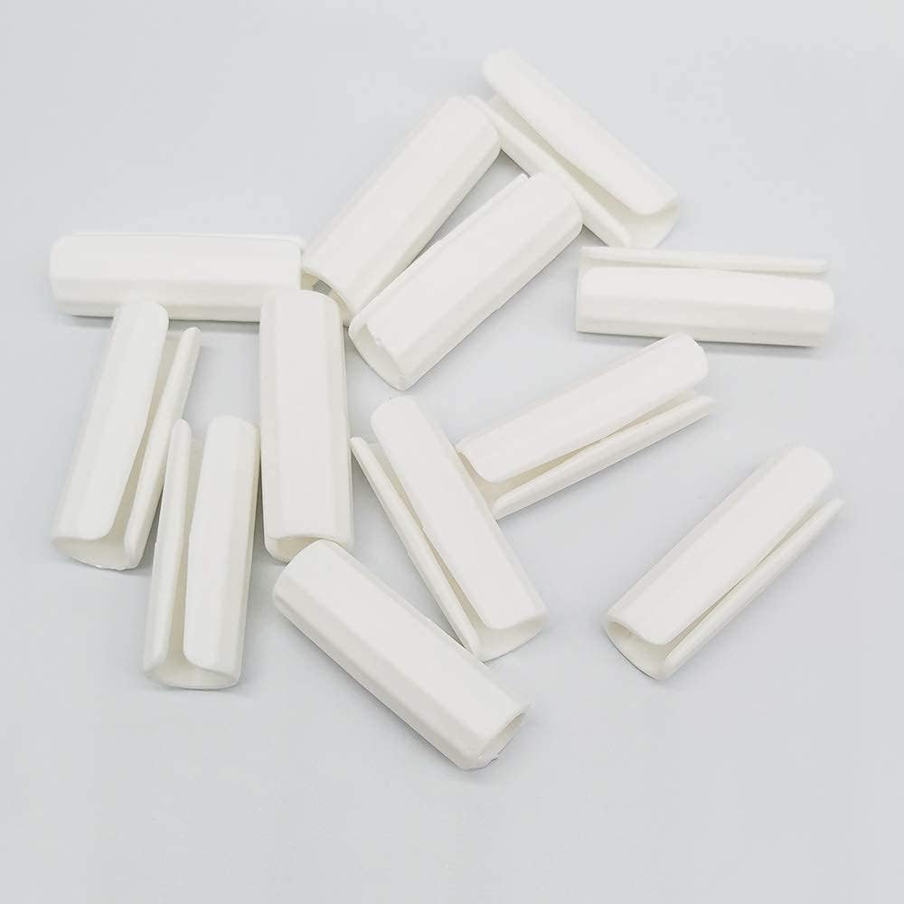 12 Pack Bed Sheet Grippers Sheet Holders Fasteners Bed Sheet Clips Keep Sheets Snug for Mattresses with Raised Edge (White)