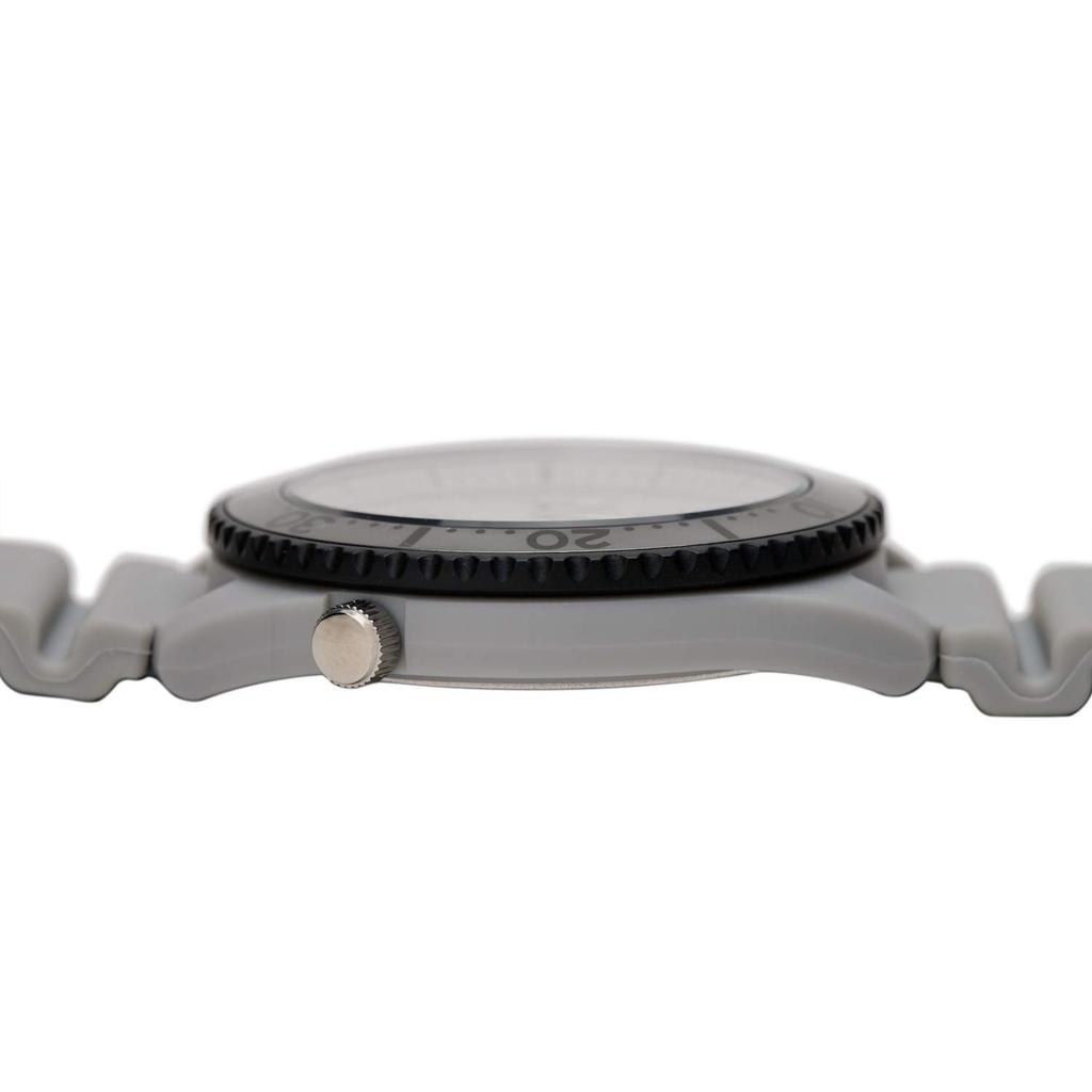 10 ATM wasserdichtes Urethan [Citizen Q&Q] Solarbetriebene Uhr, Widerstandsfähigkeit, analog, Armband, H064-002, Herren, grau.