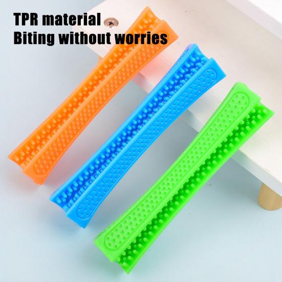 Chew Toy for Dogs Dog Brush Stick Cleaning Toothbrushes Interactive Puppy Teether TPR Pet Dental Care Toy