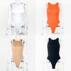 Sommer Streetwear Bodysuit Mit Doppellagigem Milchseidenstoff Für Damen