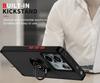 Armor Matte Case For Xiaomi Poco F6 Pro F5 X6 X5 M6 M5 M4 5G Cover Ring Magnetic Holder Stand Shockproof Coque Fundas
