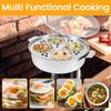 Glass Lid Stewing Soup Pot with Egg Steamer Egg Cooker Steamed Stew Pot  Induction Cooker