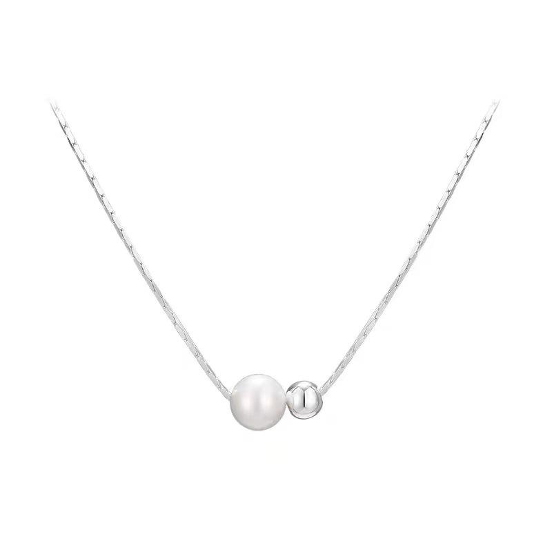 

Жемчужное ожерелье женское легкое роскошное простое нишевое дизайн высококлассное темпераментное универсальное украшение на ключицу