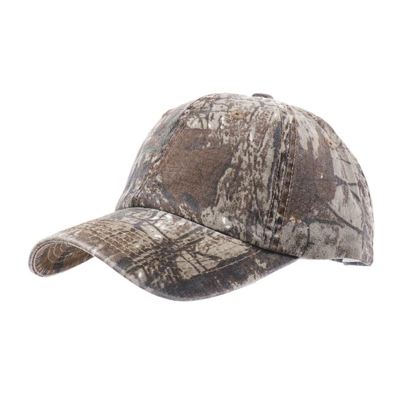 

Breathable Cotton Baseball Cap Camouflage Print Comfort Sun Hat for Sport Wear
