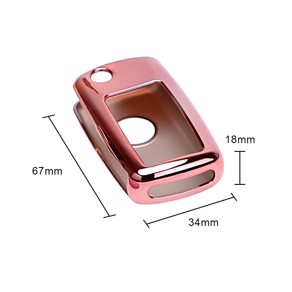 Autoschlüsseletui Auto-Styling Echt mit Schlüsselanhänger Autozubehör Schlüsseltasche Cover Schutz