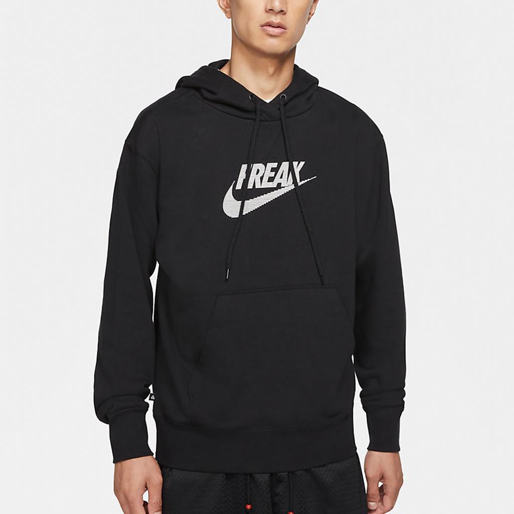 Nike Bluza z kapturem męska z nadrukiem logo czarna DA5692-010