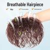 Seamless Real Hair Mom Wig: Fluffy Short Curly Hairpiece for Volume & Coverage