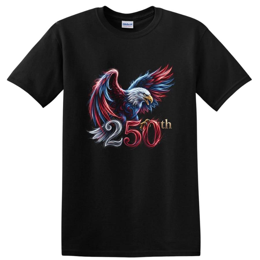 USA 250th Anniversary Eagle T Shirt Patriotic Red White Blue Graphic Tee L