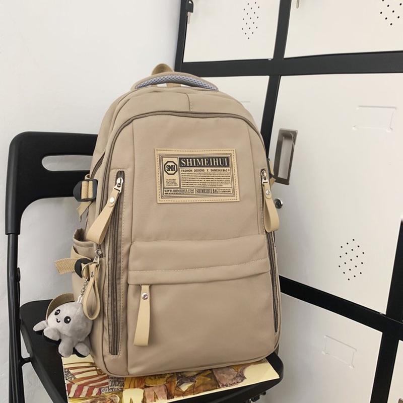 IELGY Рюкзак женский универсальный корейский стиль модный большой емкости нейлон пара — фото 6