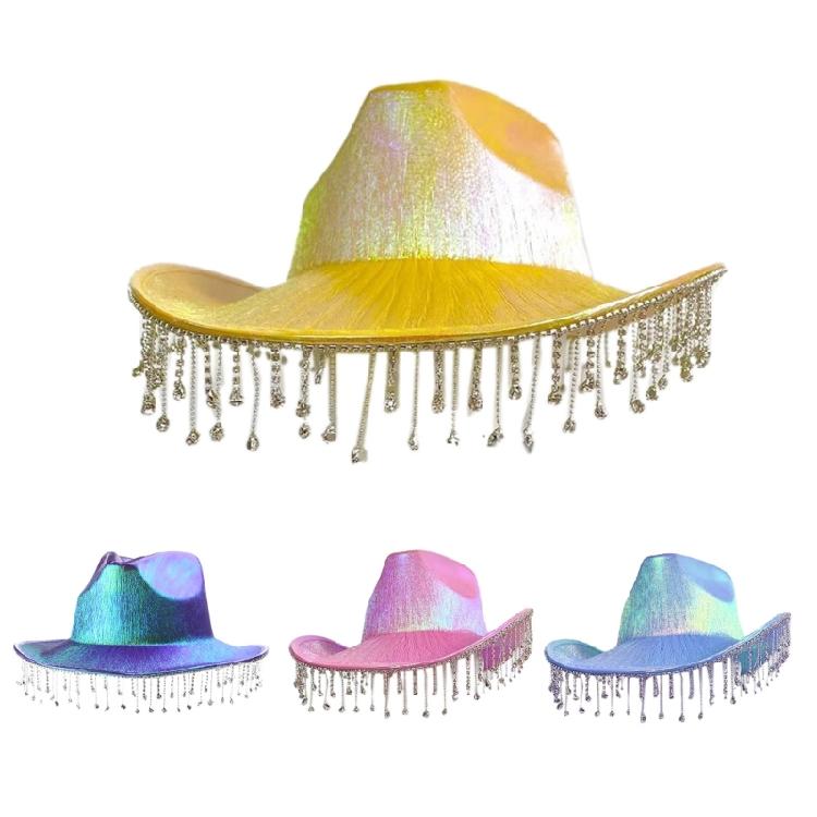Bride Cowboy Hat Rhinestones Cowboy Hat Bachelorette Party Ha Cowgirl Hat