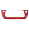 For Land Rover Defender 2020-2024 Real Carbon Fiber Center Console Gears Air Conditioning Mode Frame Cover Trim Stickers