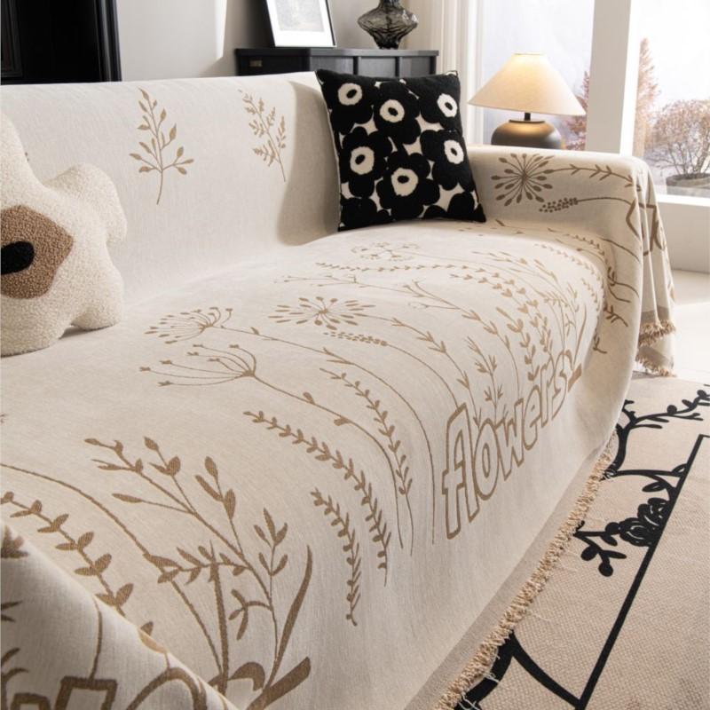 Kempování Piknik Květiny Rostliny Podložka Přehoz Deky Obývací Pokoj Pohovka Poloha Páru Moderní Přehoz Barevný Blok Deka Kryt