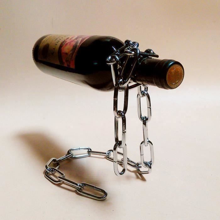 

HT Illusion magic floating wine bottle Rope Holder Lasso chain Wine Rack Novelty-HTTNS903A17434 COSwk16155
