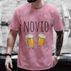 Spanish Boyfriend Evg Team Groom Man T Shirt Single Farewell Short Sleeve Tees Bachelor Party Tshirt Wedding Beer Graphic Tops