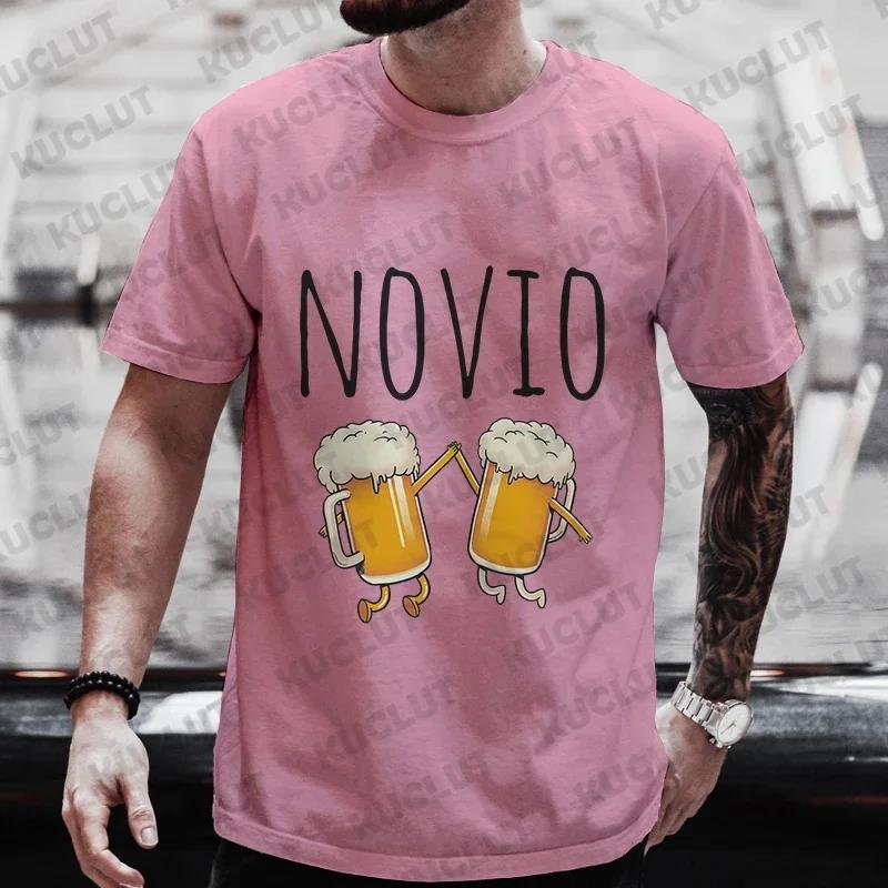 Spanish Boyfriend Evg Team Groom Man T Shirt Single Farewell Short Sleeve Tees Bachelor Party Tshirt Wedding Beer Graphic Tops