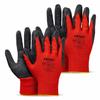 Latex-coated Polyester Protective Gloves Size 10 2121X 4 Pcs AMIO-04637