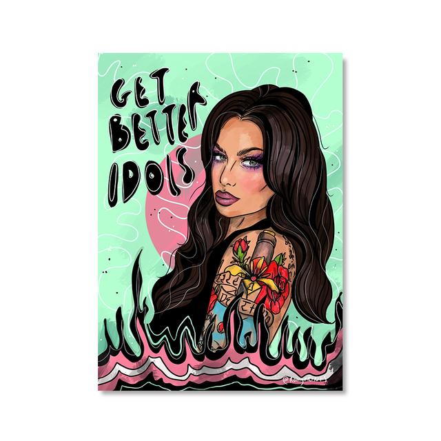 

Картина в скандинавском стиле с героями мультфильмов, феминистские постеры, настенная живопись на холсте, принты, картины с цитатами для спальни, гостиной, домашнего декора 21*30cm