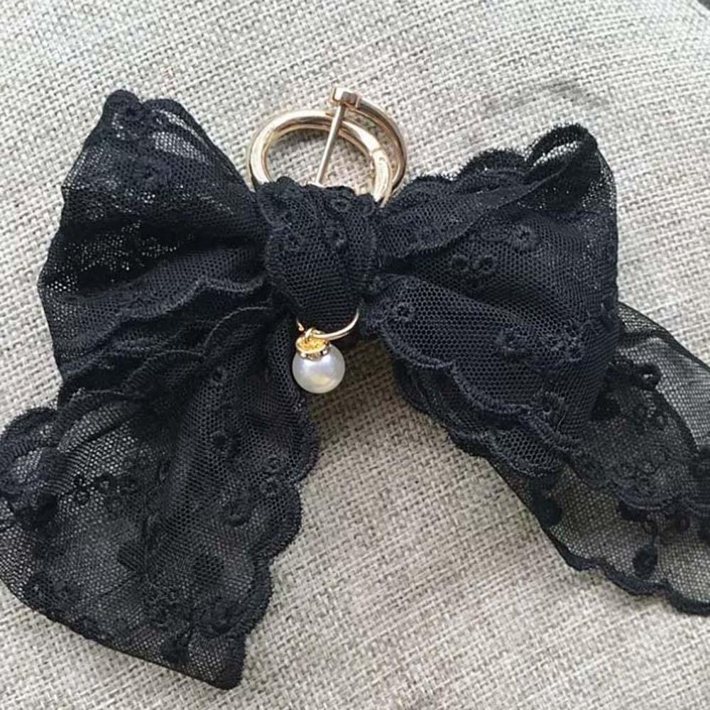 Ornament Sweet Key Ring Elegant Car Key Accessories Creative Lace Bow Pendant  Women