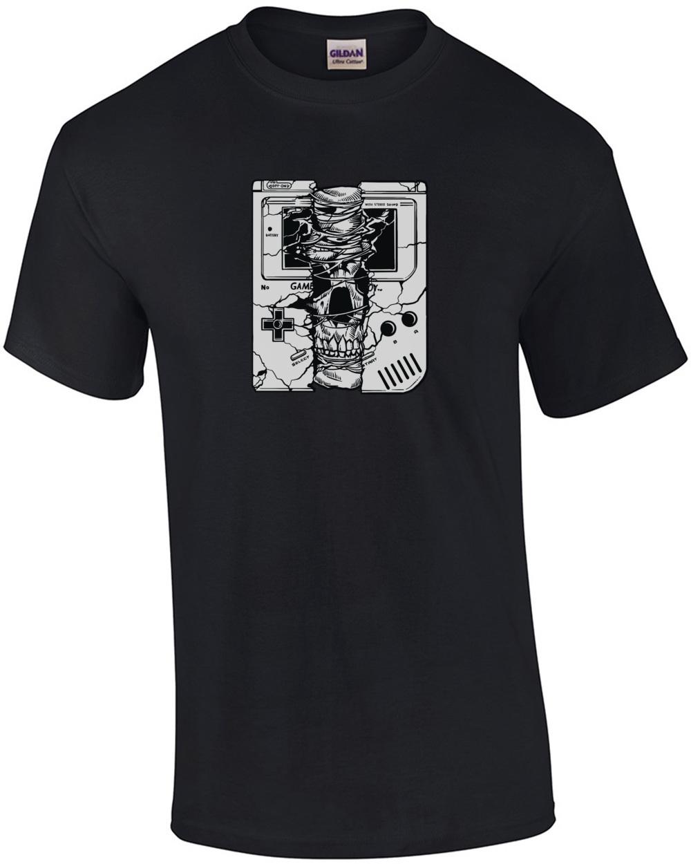 Gameboy Spooky Skull Creepy T-Shirt Unisex T-Shirt L