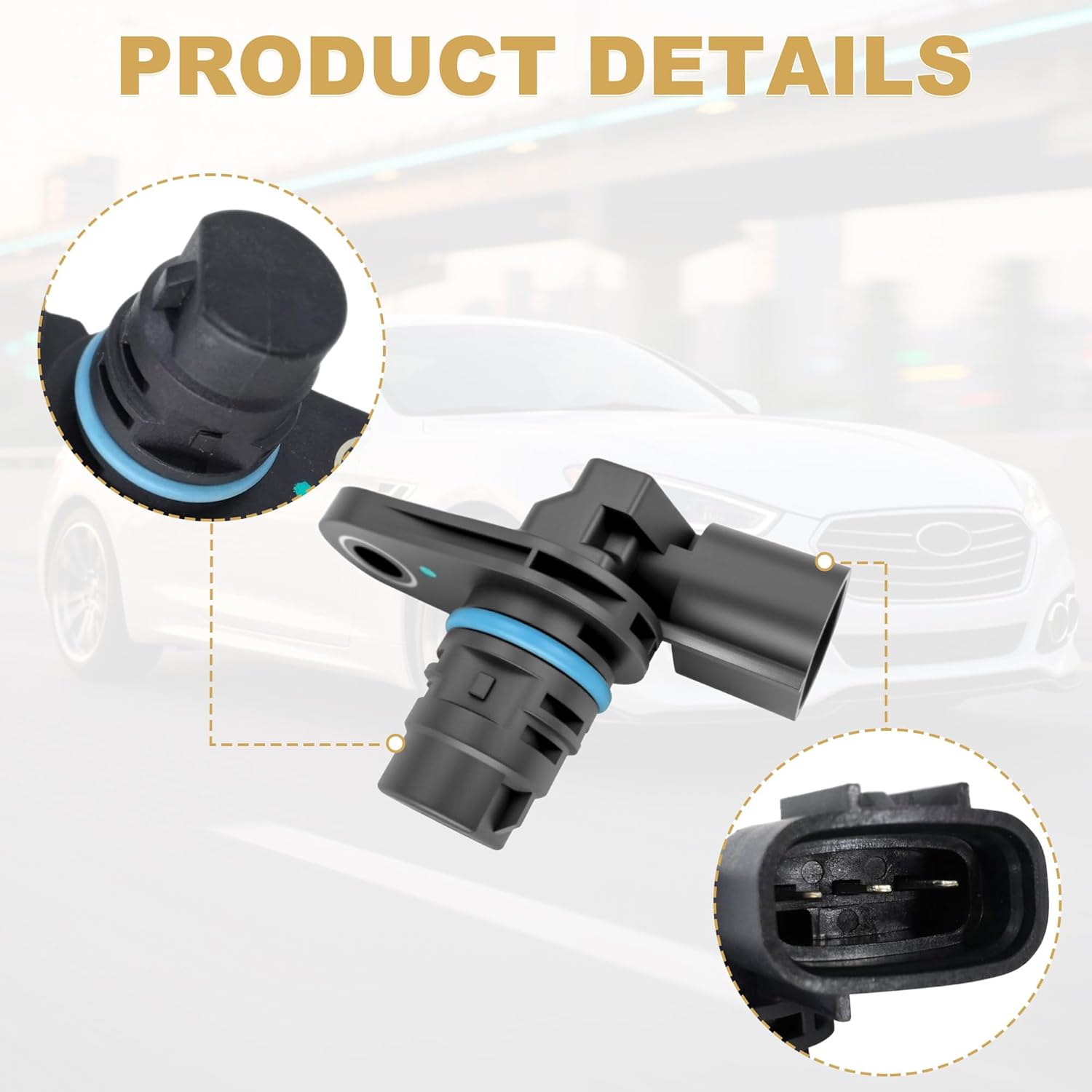 

PartsFlow Engine Camshaft Position Sensor 3935025010 For 2006-2015 Hyundai Sonata & Kia Optima, 2010-2016 Hyundai Tucson Santa Fe & Kia Sorento