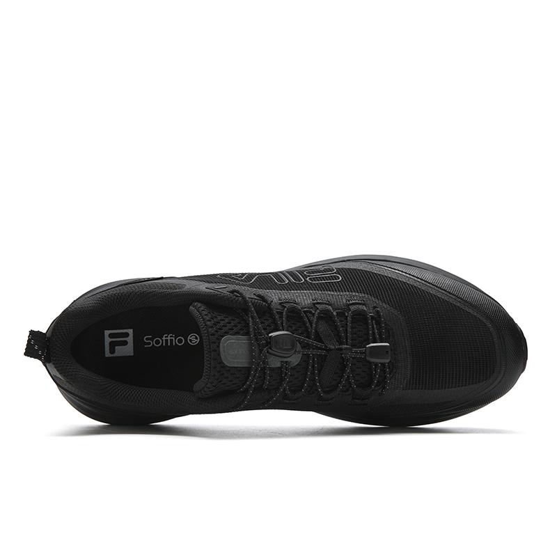 FILA NUVOLE 4 Cushioning Slip Resistant Abrasion Resistant Breathable Lightweight Low top Outdoor Shoes Men's Black A12M621205FBK