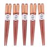 5Pairs Wrapped Twine Handle Anti-slip Chopsticks Slender Retro style Chopsticks  Snack Eating