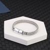 Cross-border Titanium Steel Woven Bracelet with Magnetic Buckle