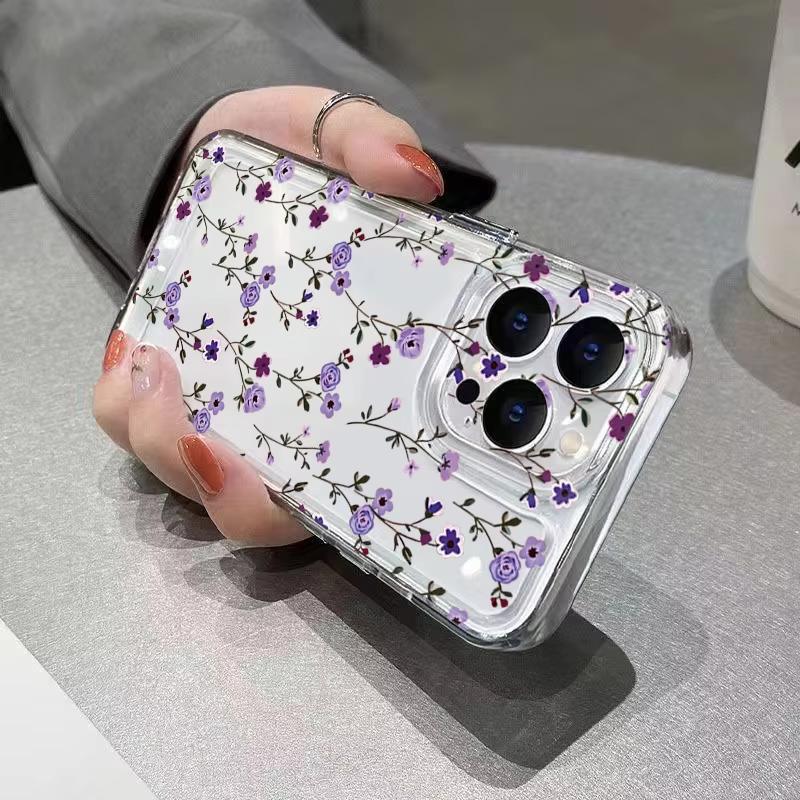 Colorful Floral Pattern Phone Case For Xiaomi Mi 17 Pro 15 14 13 12 11 Lite 5G Mi 15 T Pro 14T 13T 12T Clear Bumper Cover